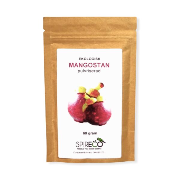 Mangostan Pulver Ekologisk 60g - Spireco