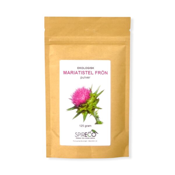 Mariatistel frön Pulver Ekologisk 125g - Spireco