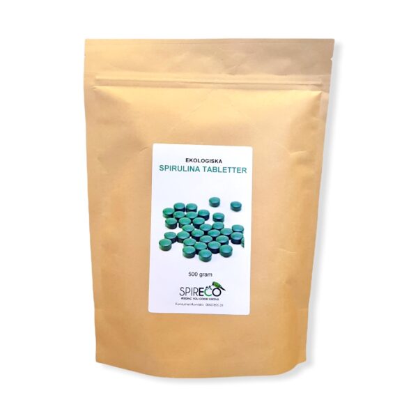 Spirulina tabletter 1000st Ekologisk 500g - Spireco