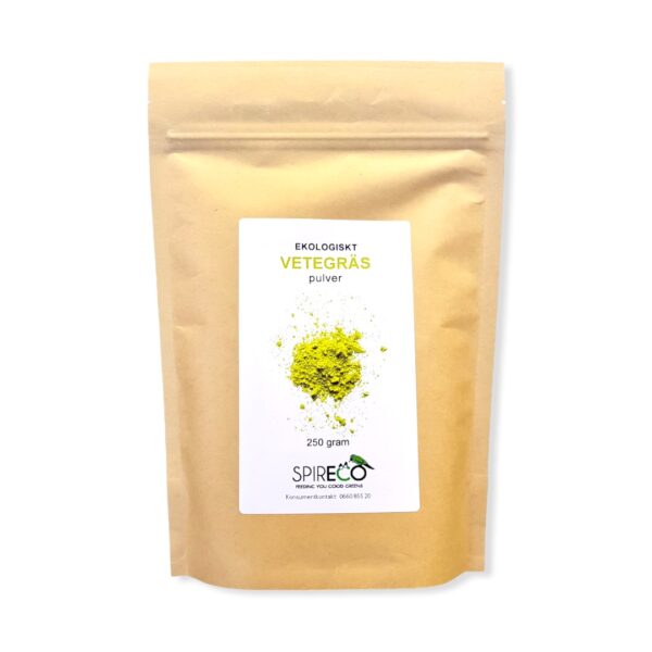 Vetegräspulver Ekologisk 250g Spireco