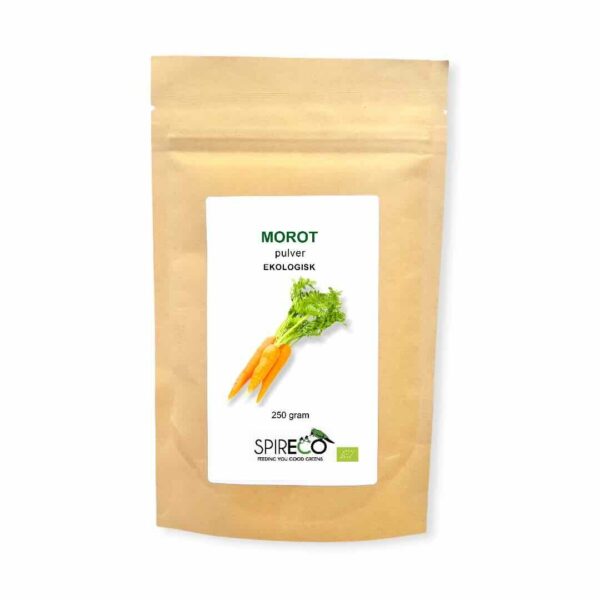 Ekologiskt Morot Pulver 250 gram - Spireco