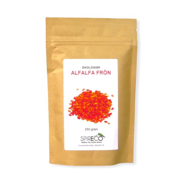 Alfalfafrö Raw Ekologiska 250g - Spireco