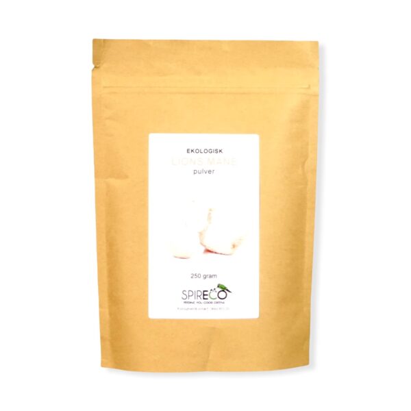 Lions Mane pulver / Hericium Ekologisk 250g - Spireco